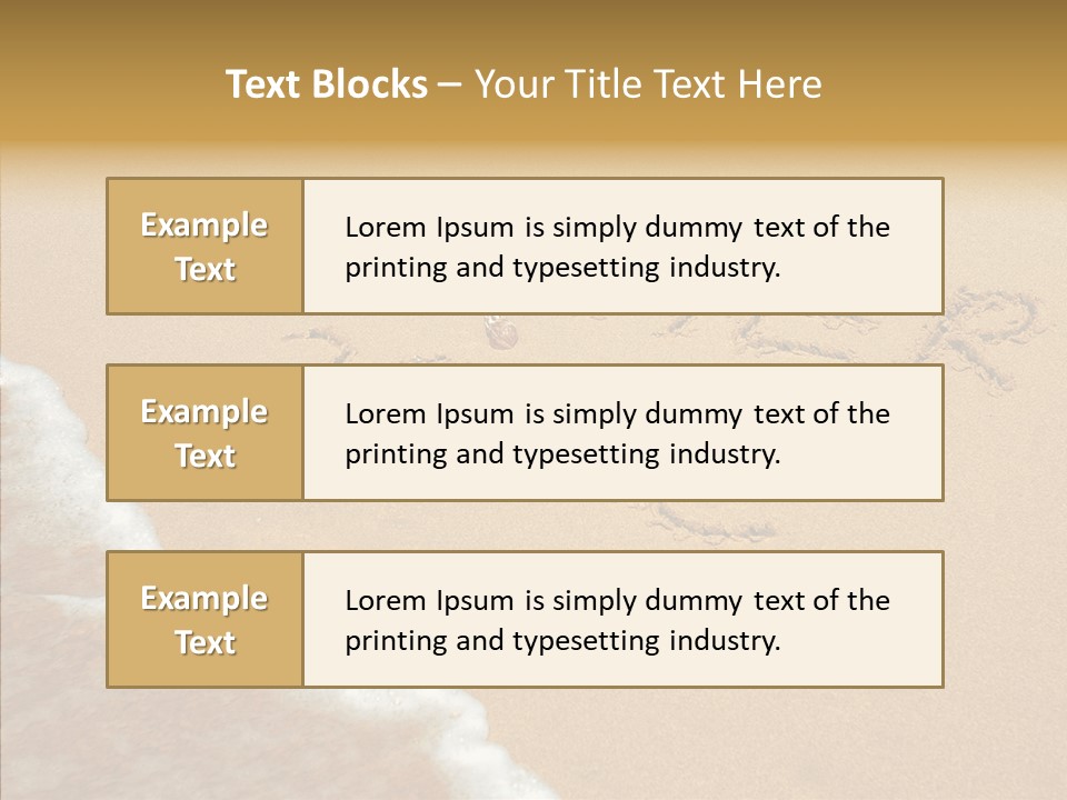 Textured Sign Contemporary PowerPoint Template