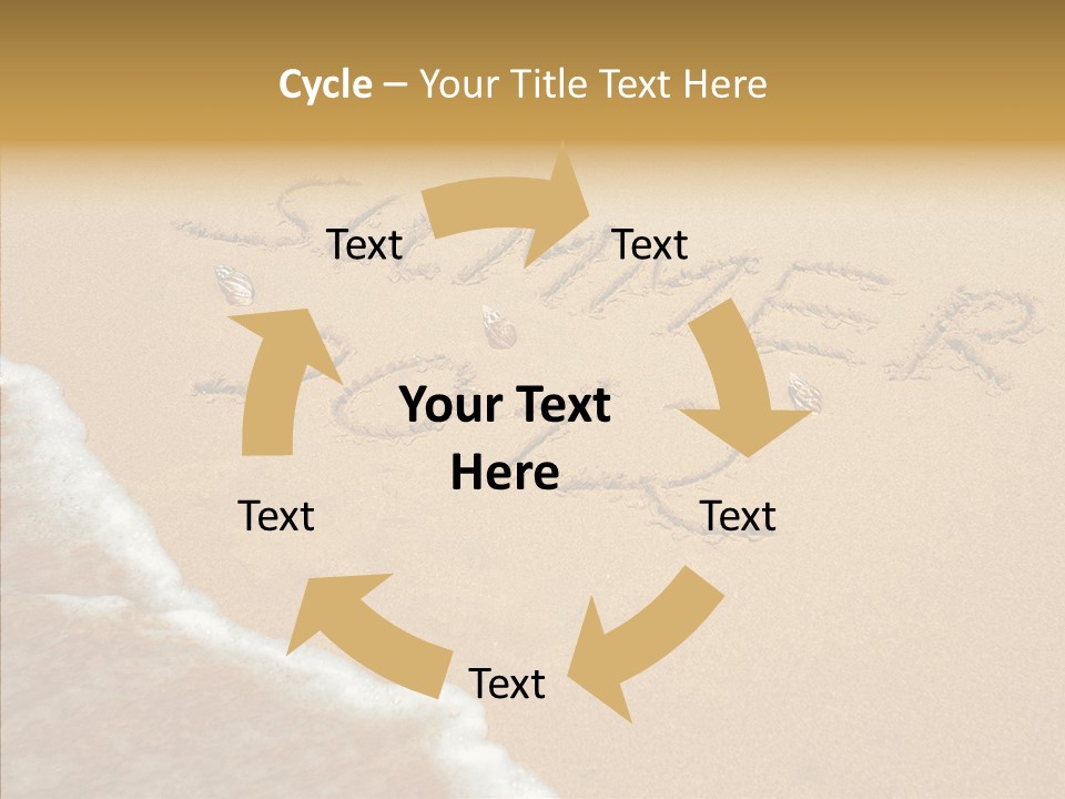 Textured Sign Contemporary PowerPoint Template