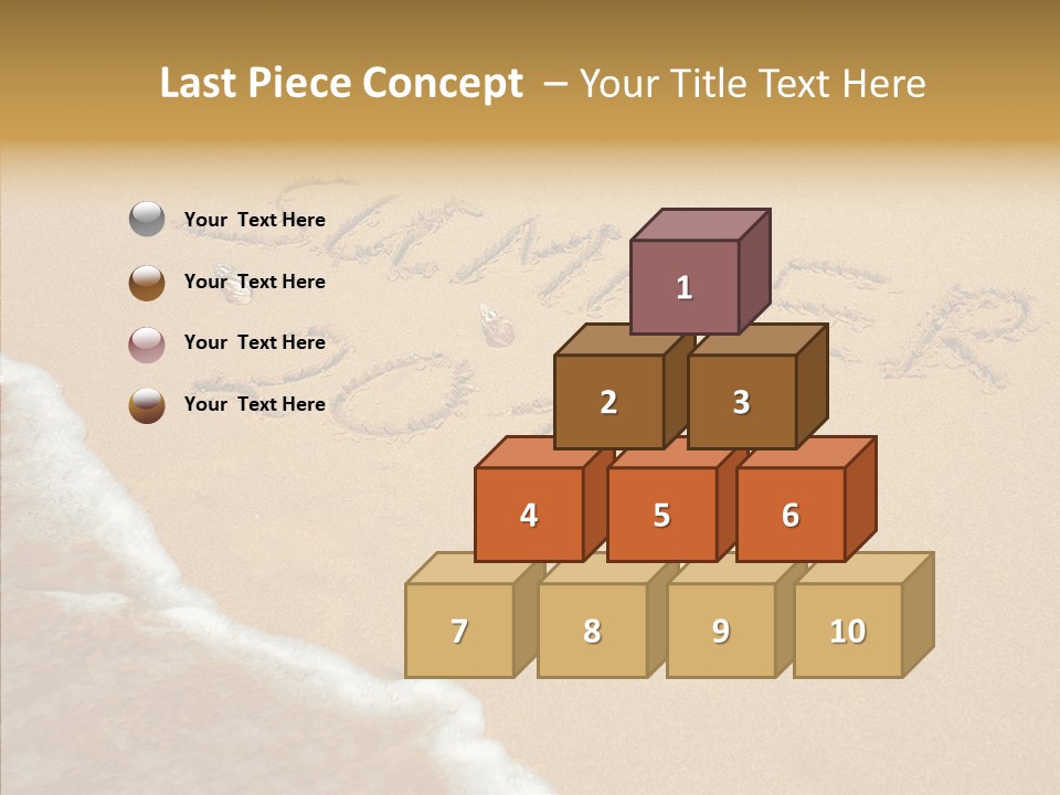 Textured Sign Contemporary PowerPoint Template