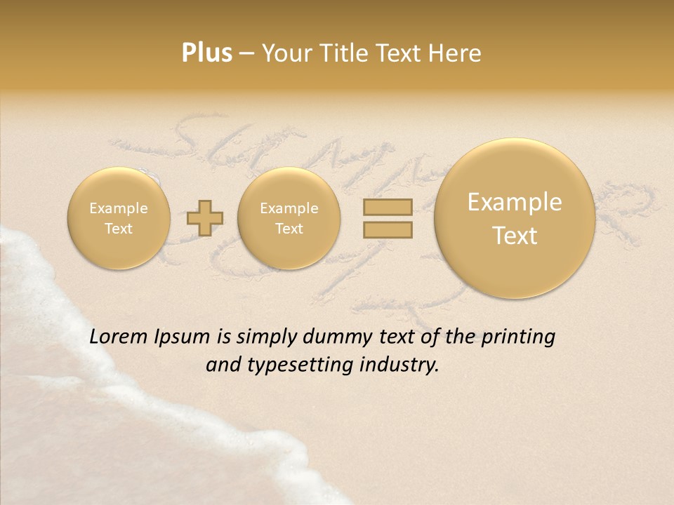 Textured Sign Contemporary PowerPoint Template