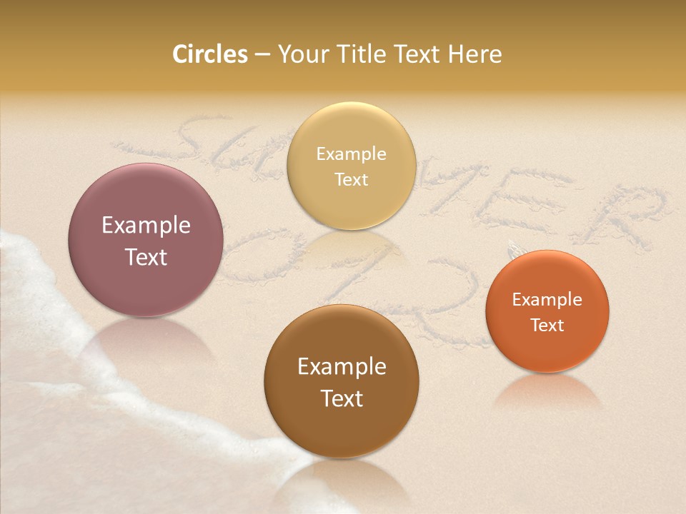 Textured Sign Contemporary PowerPoint Template