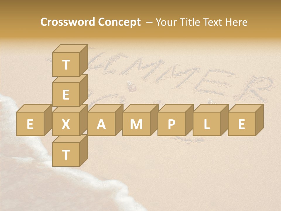Textured Sign Contemporary PowerPoint Template
