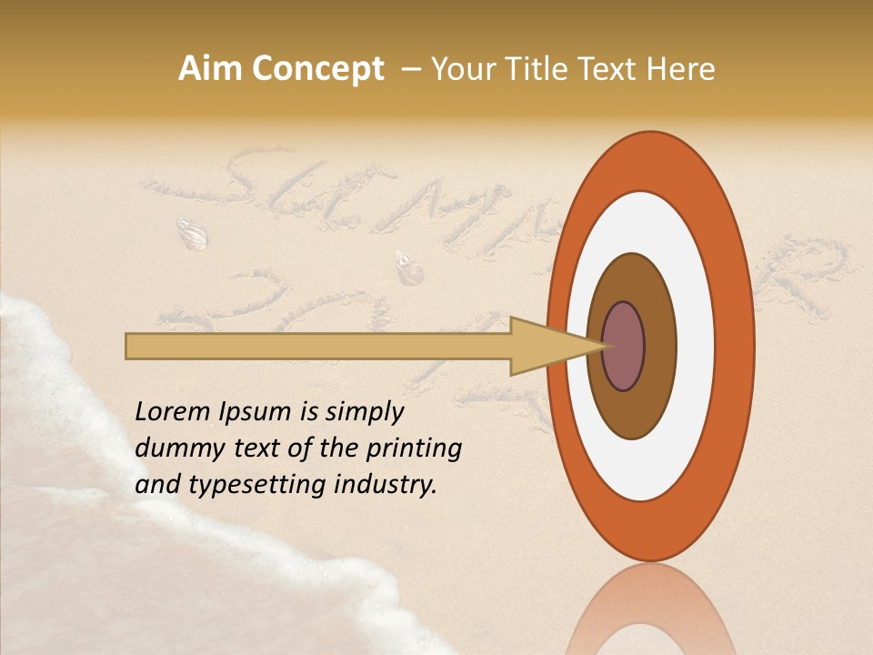Textured Sign Contemporary PowerPoint Template