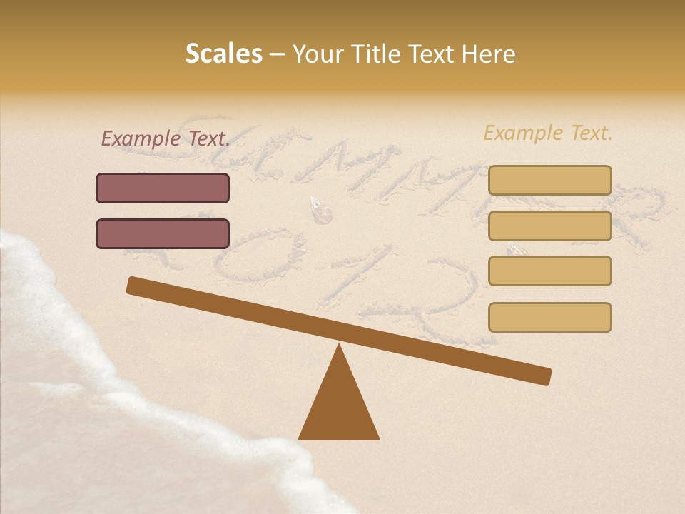 Textured Sign Contemporary PowerPoint Template