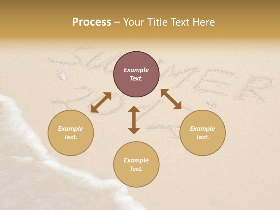 Textured Sign Contemporary PowerPoint Template