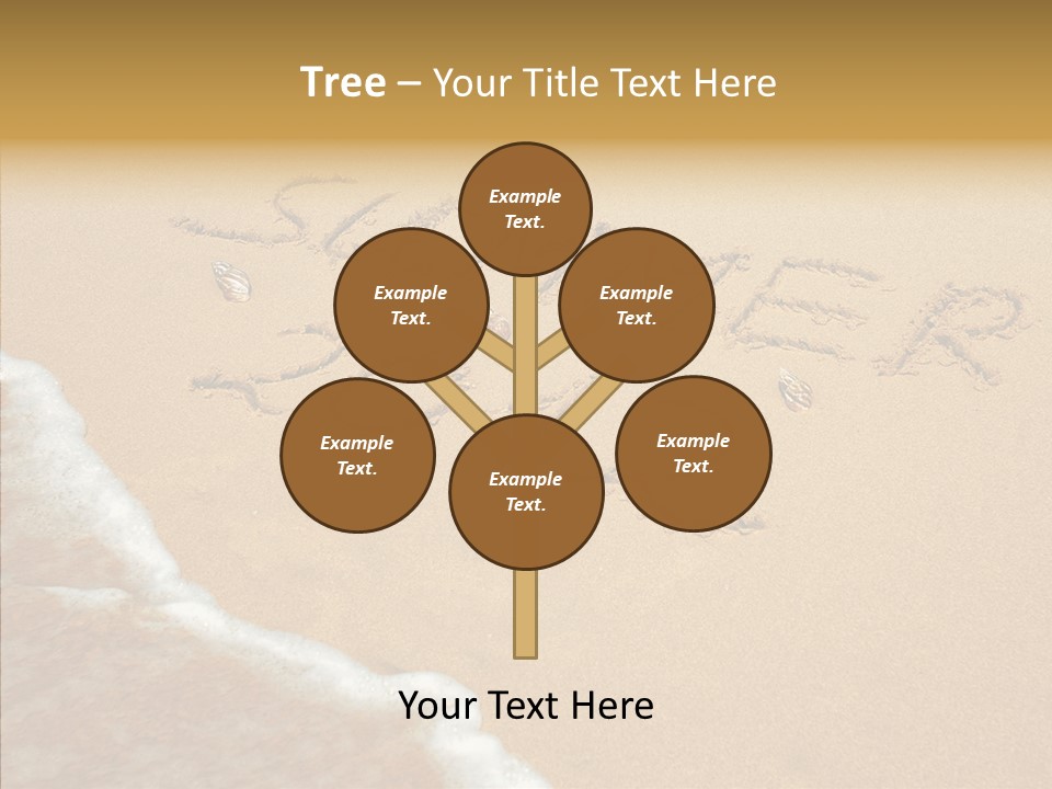 Textured Sign Contemporary PowerPoint Template