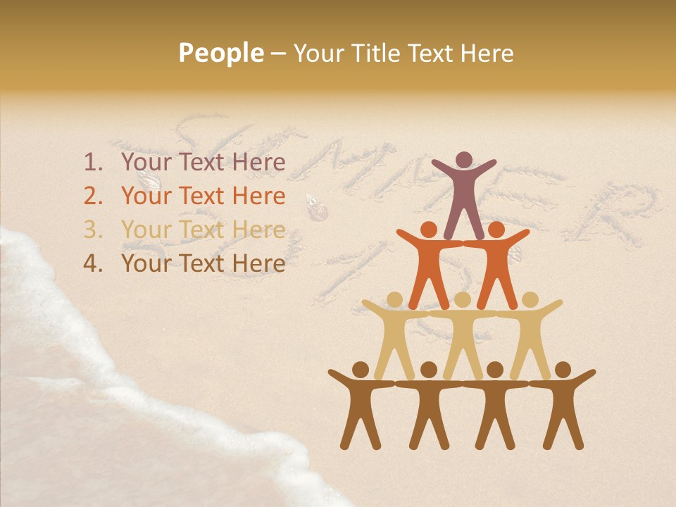 Textured Sign Contemporary PowerPoint Template