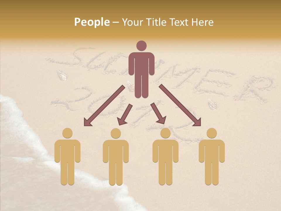 Textured Sign Contemporary PowerPoint Template
