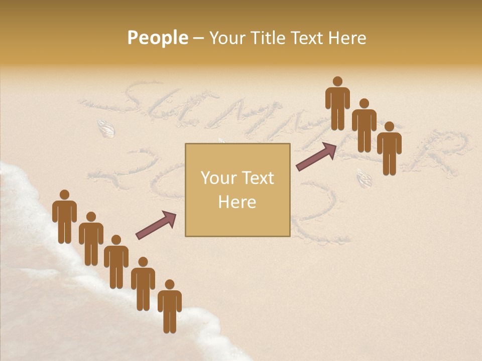 Textured Sign Contemporary PowerPoint Template