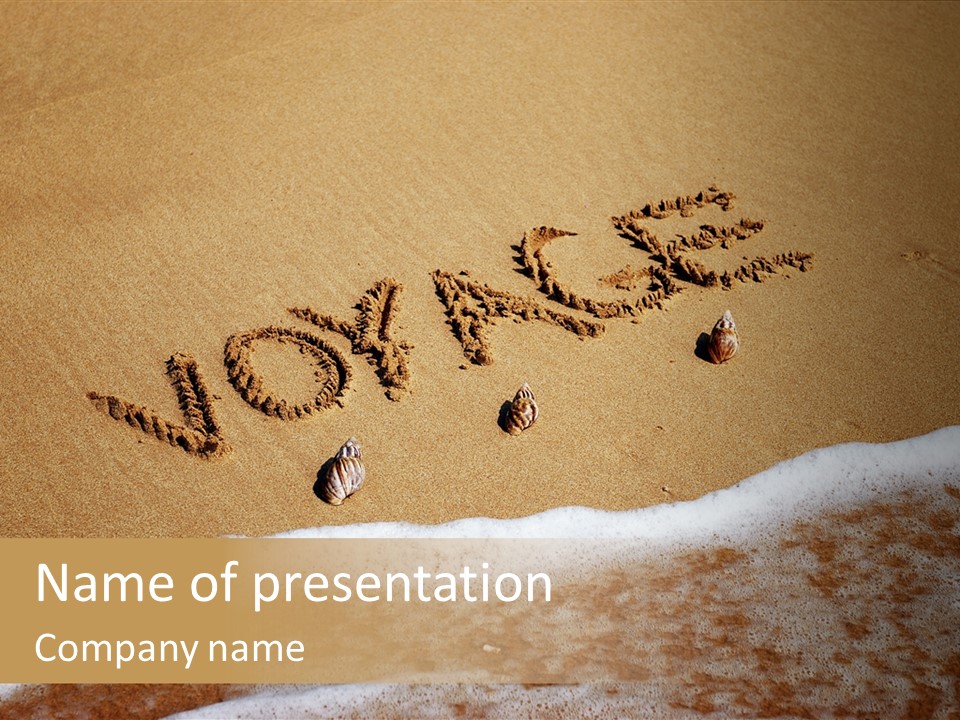 Style Language Brown PowerPoint Template