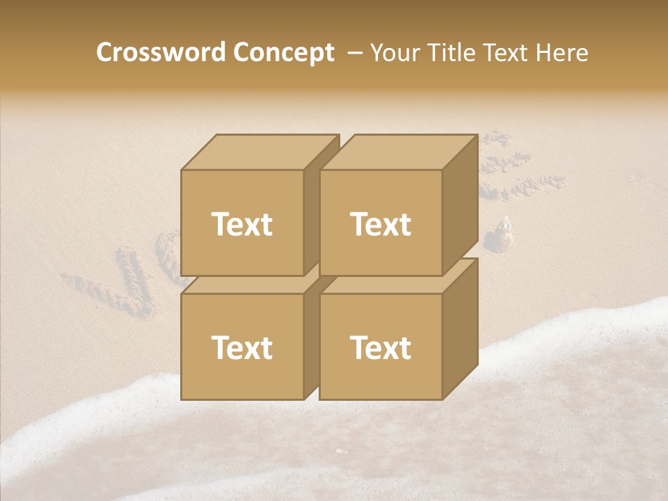 Style Language Brown PowerPoint Template