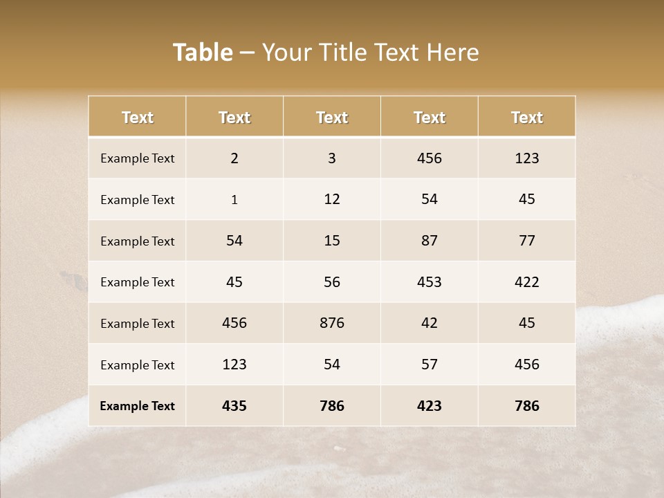 Style Language Brown PowerPoint Template