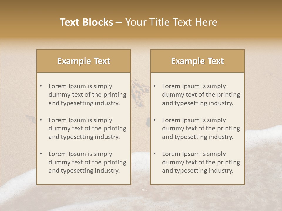 Style Language Brown PowerPoint Template