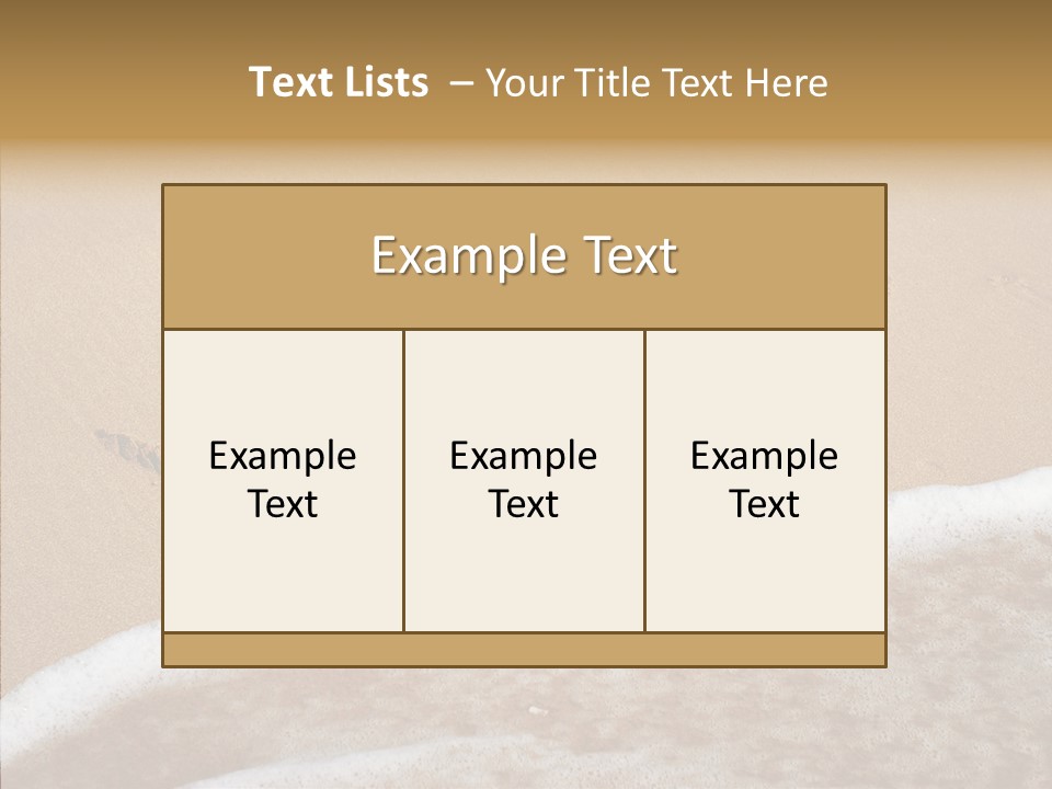 Style Language Brown PowerPoint Template