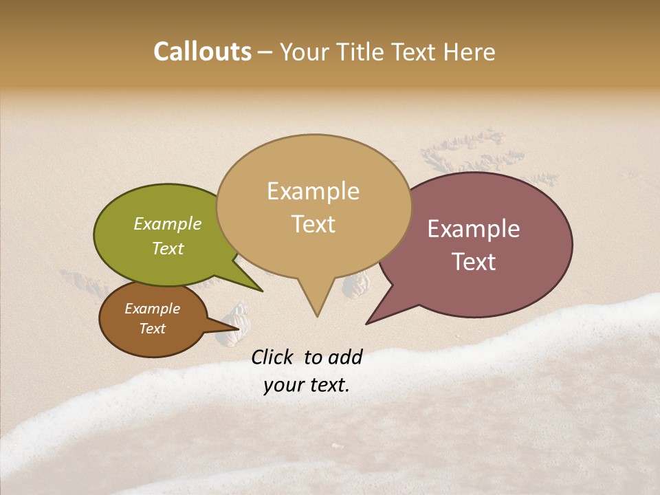 Style Language Brown PowerPoint Template