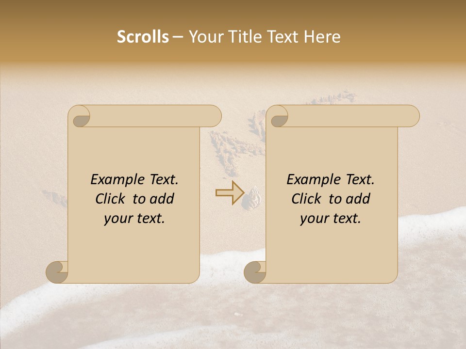 Style Language Brown PowerPoint Template