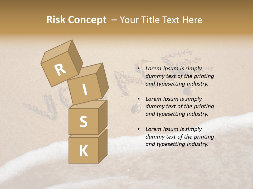 Style Language Brown PowerPoint Template