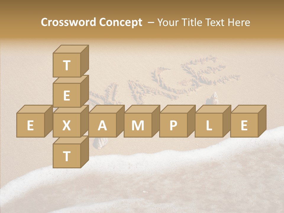 Style Language Brown PowerPoint Template