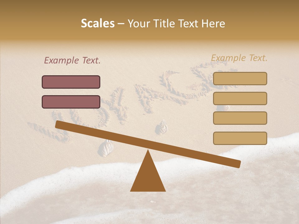 Style Language Brown PowerPoint Template