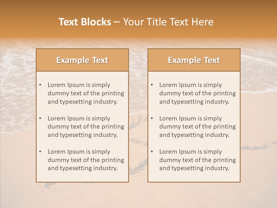 Resort New End PowerPoint Template