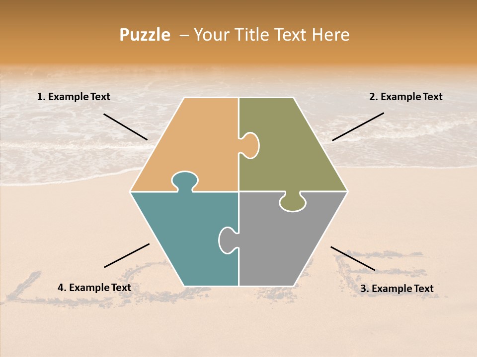 Relax Greeting Card Vacation PowerPoint Template