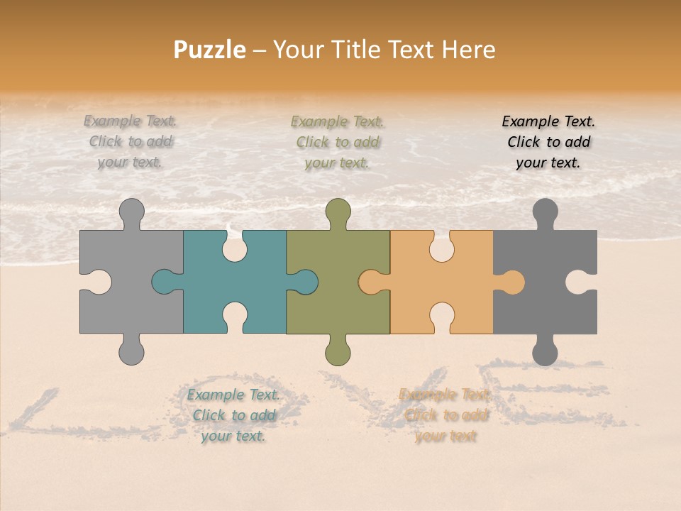 Relax Greeting Card Vacation PowerPoint Template