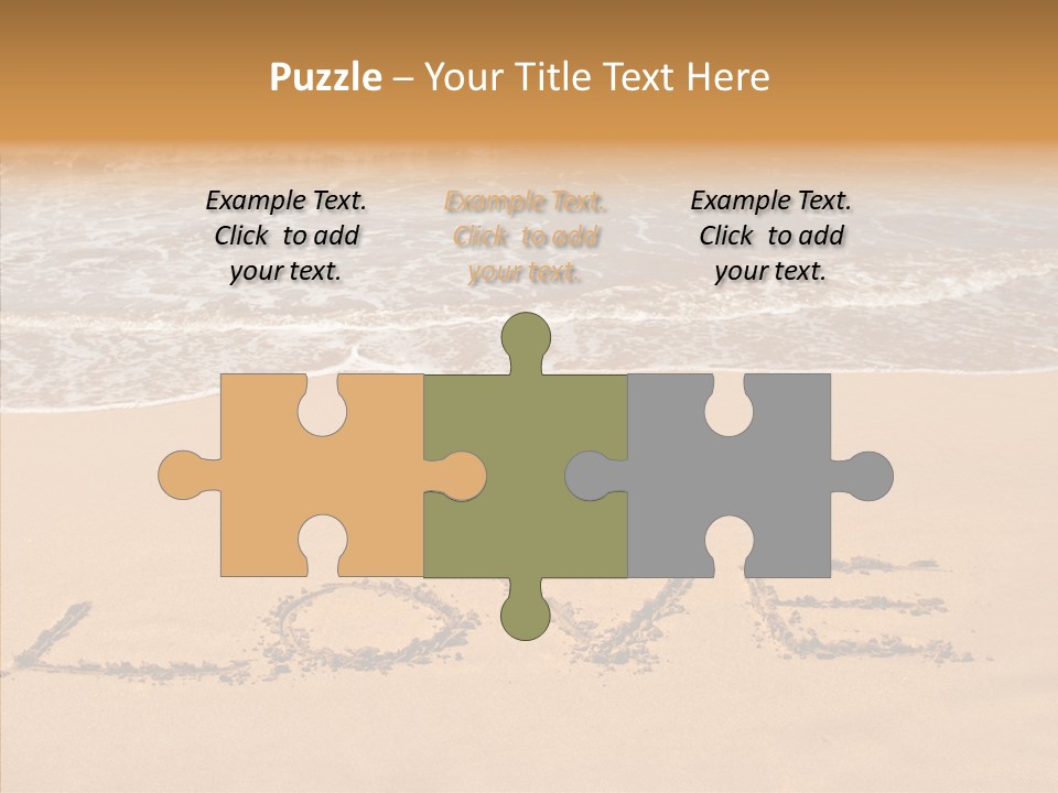 Relax Greeting Card Vacation PowerPoint Template