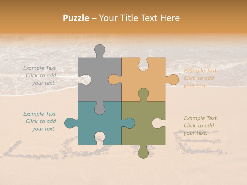 Relax Greeting Card Vacation PowerPoint Template