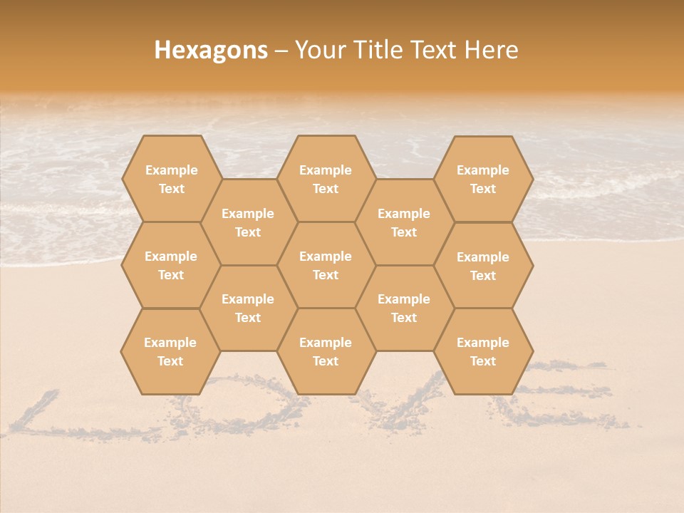 Relax Greeting Card Vacation PowerPoint Template