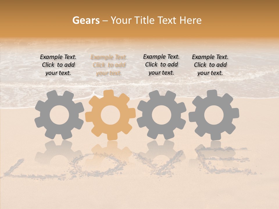 Relax Greeting Card Vacation PowerPoint Template