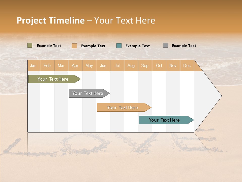 Relax Greeting Card Vacation PowerPoint Template