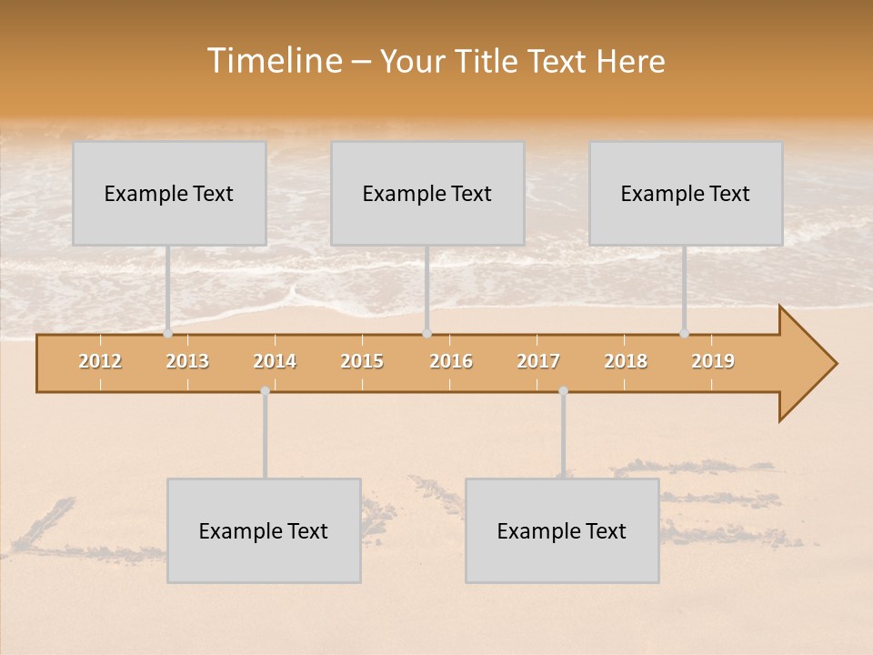 Relax Greeting Card Vacation PowerPoint Template