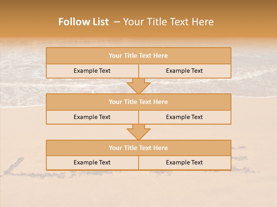 Relax Greeting Card Vacation PowerPoint Template