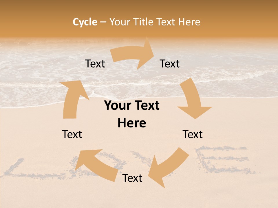 Relax Greeting Card Vacation PowerPoint Template