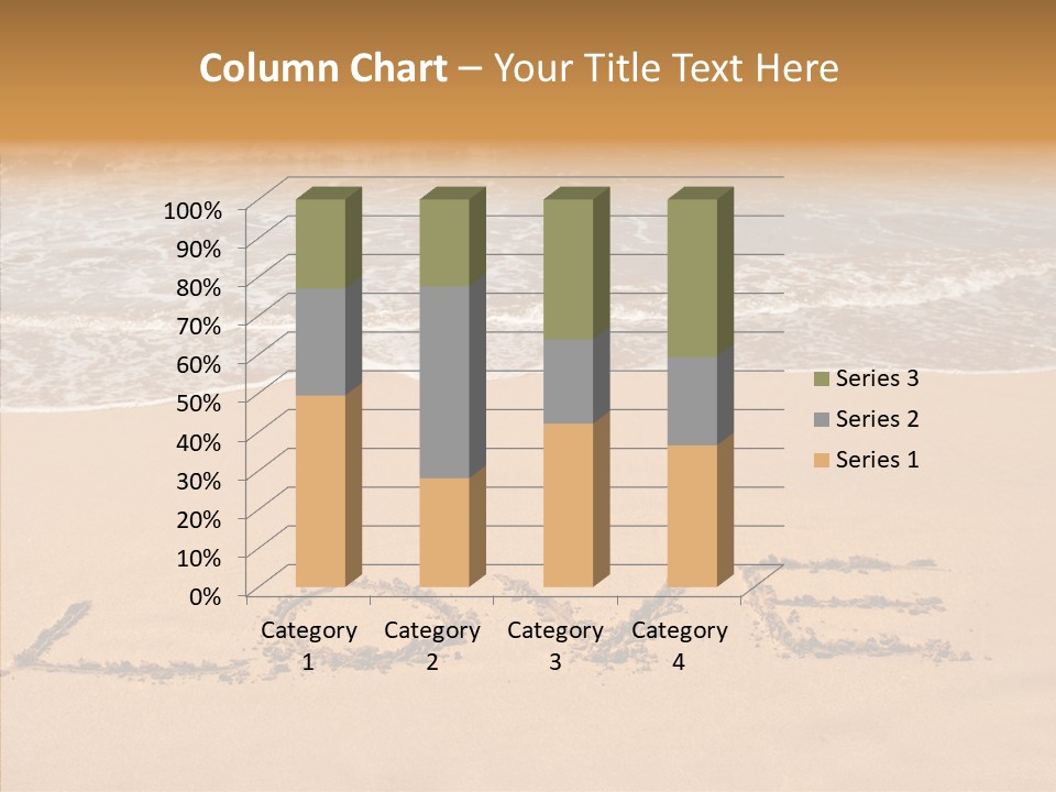 Relax Greeting Card Vacation PowerPoint Template