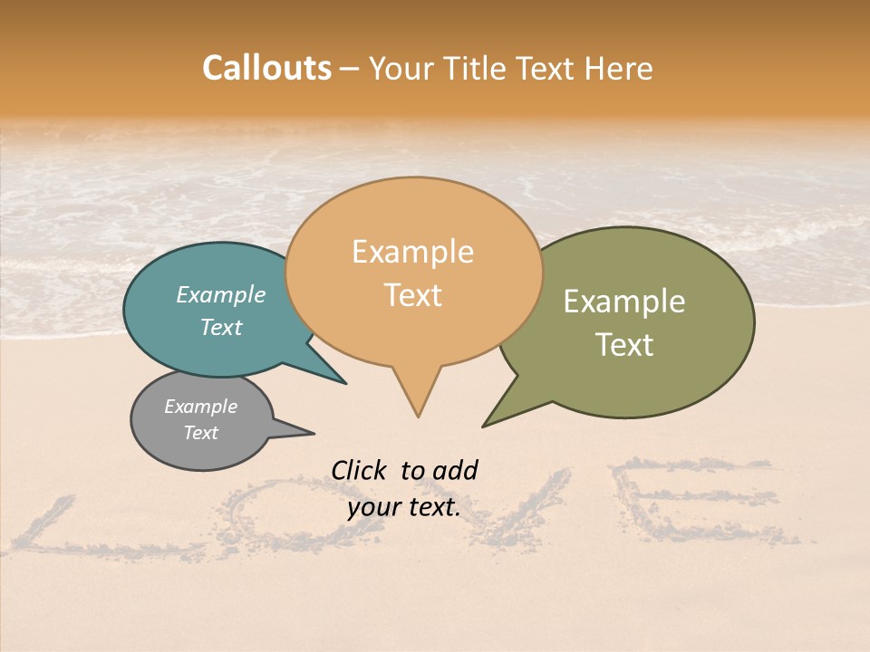 Relax Greeting Card Vacation PowerPoint Template