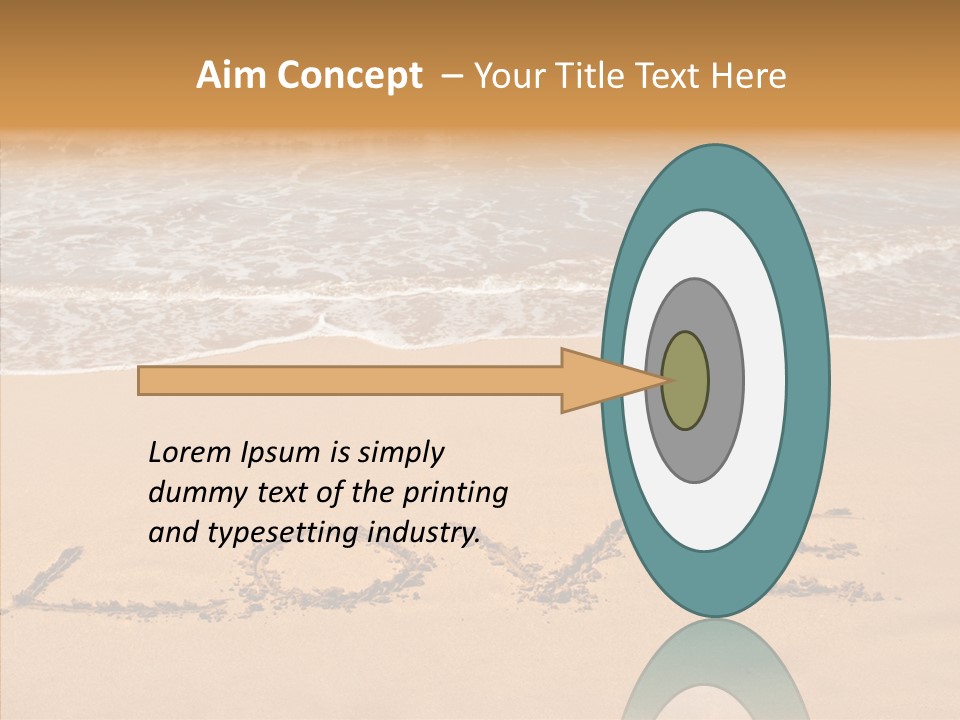 Relax Greeting Card Vacation PowerPoint Template