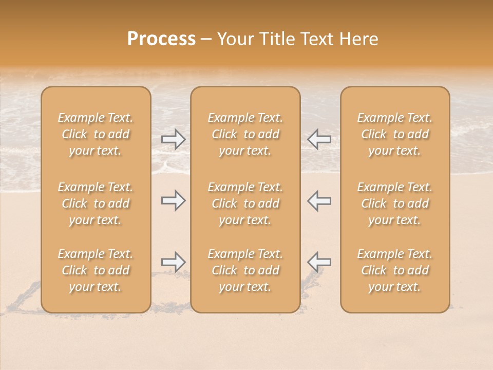 Relax Greeting Card Vacation PowerPoint Template