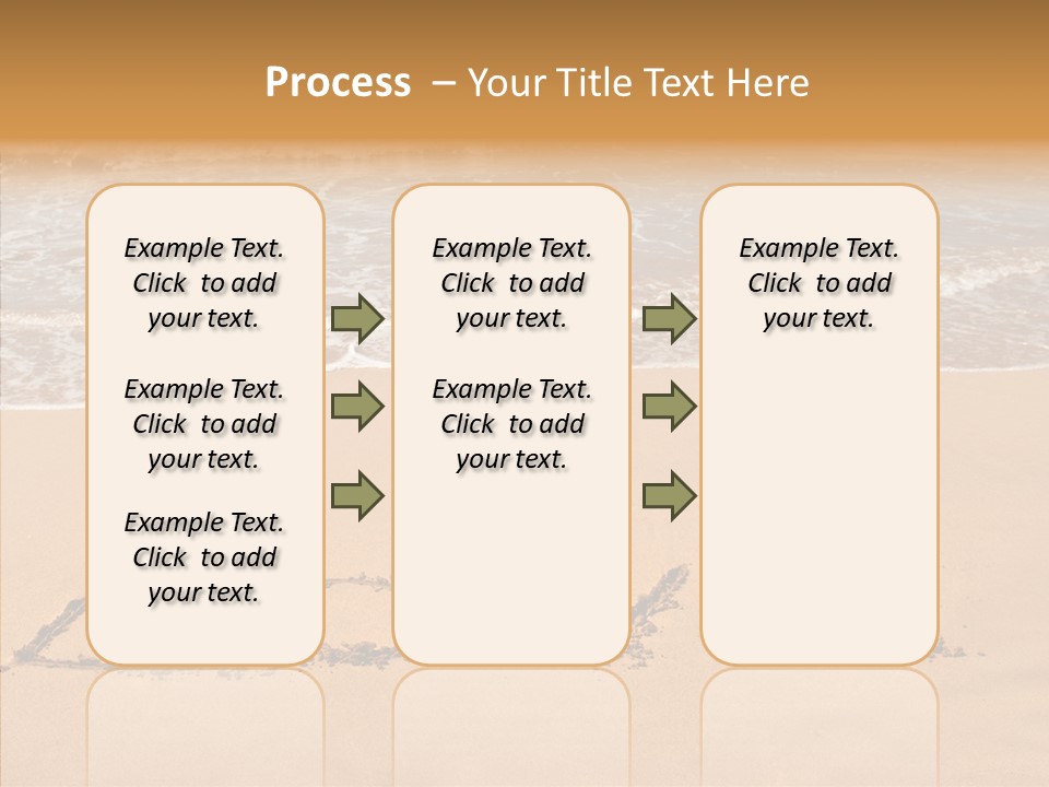 Relax Greeting Card Vacation PowerPoint Template