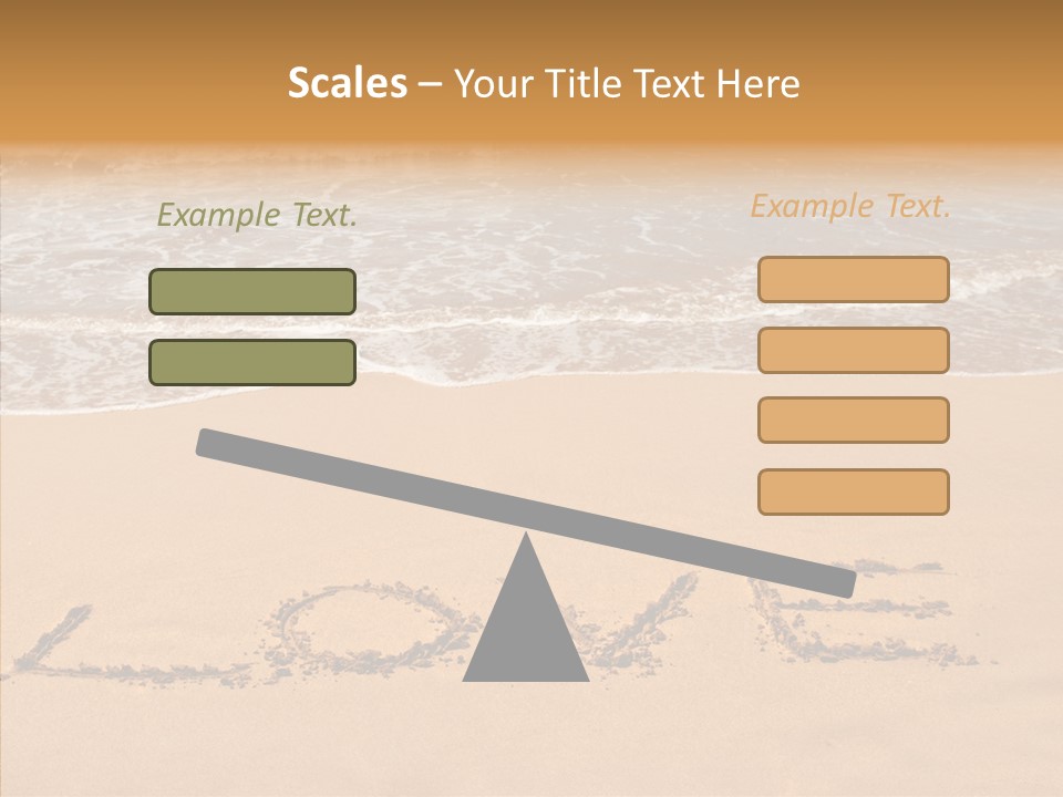 Relax Greeting Card Vacation PowerPoint Template