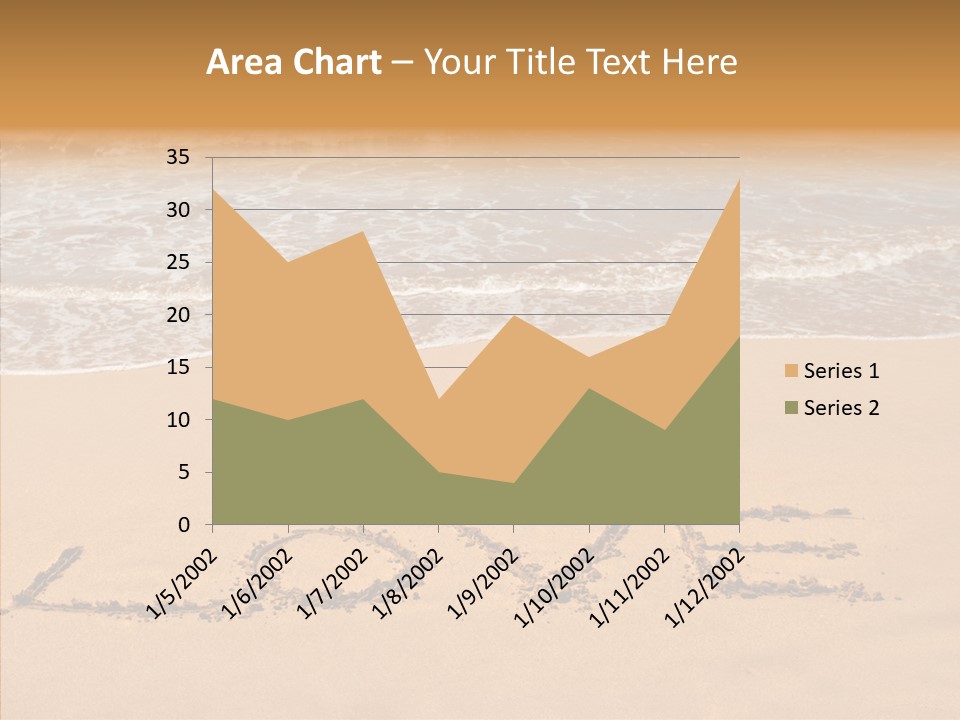 Relax Greeting Card Vacation PowerPoint Template