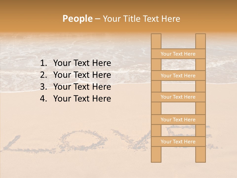Relax Greeting Card Vacation PowerPoint Template