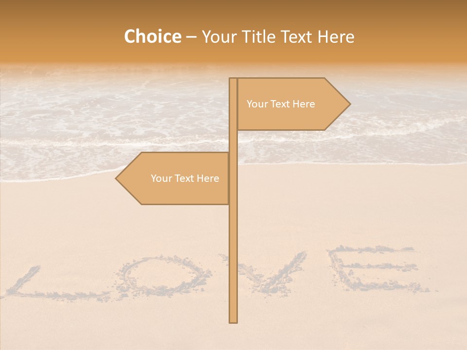 Relax Greeting Card Vacation PowerPoint Template