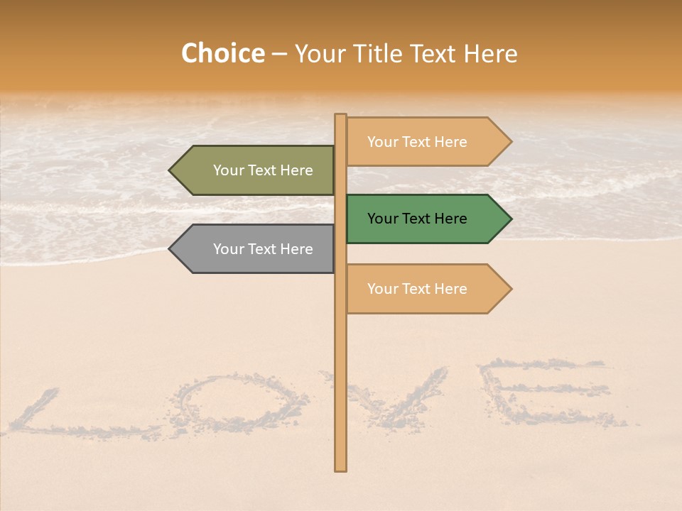 Relax Greeting Card Vacation PowerPoint Template