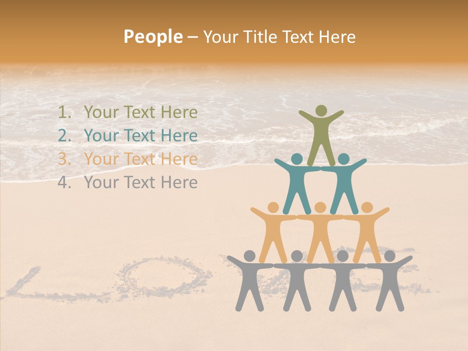 Relax Greeting Card Vacation PowerPoint Template