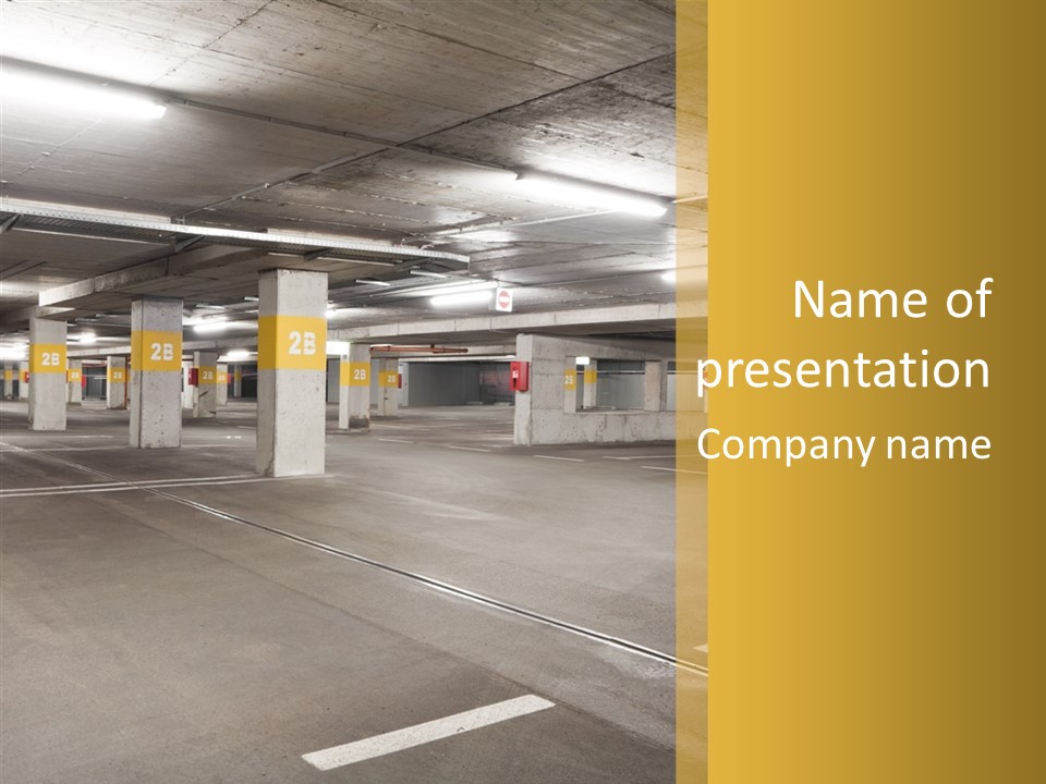 Structure Lamp Material PowerPoint Template