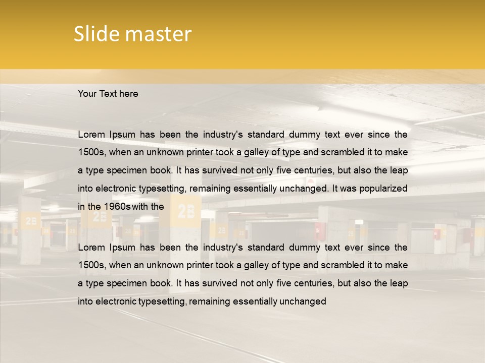 Structure Lamp Material PowerPoint Template