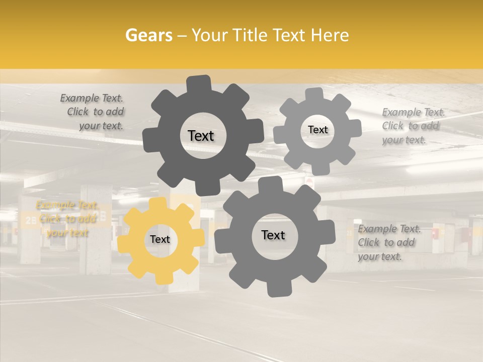 Structure Lamp Material PowerPoint Template