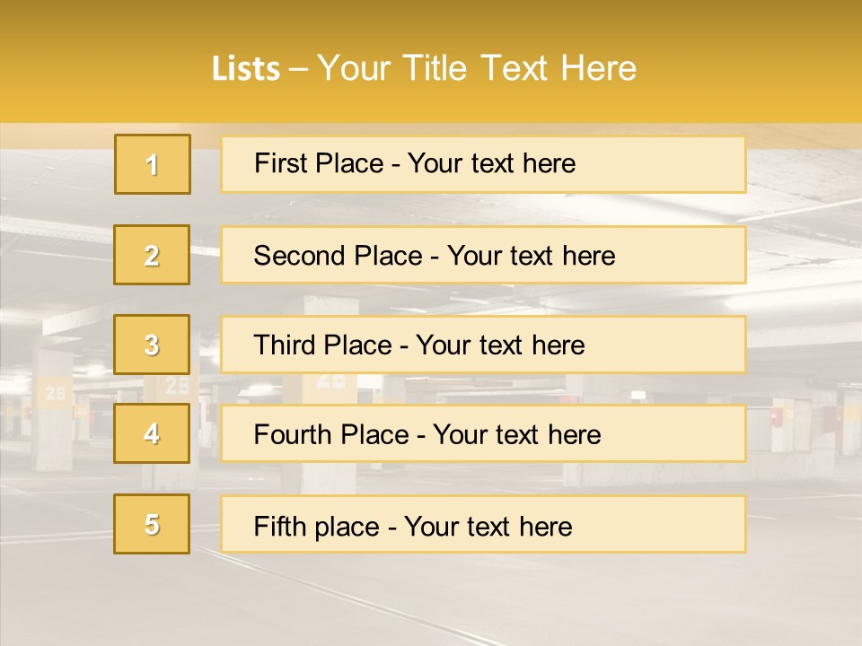 Structure Lamp Material PowerPoint Template