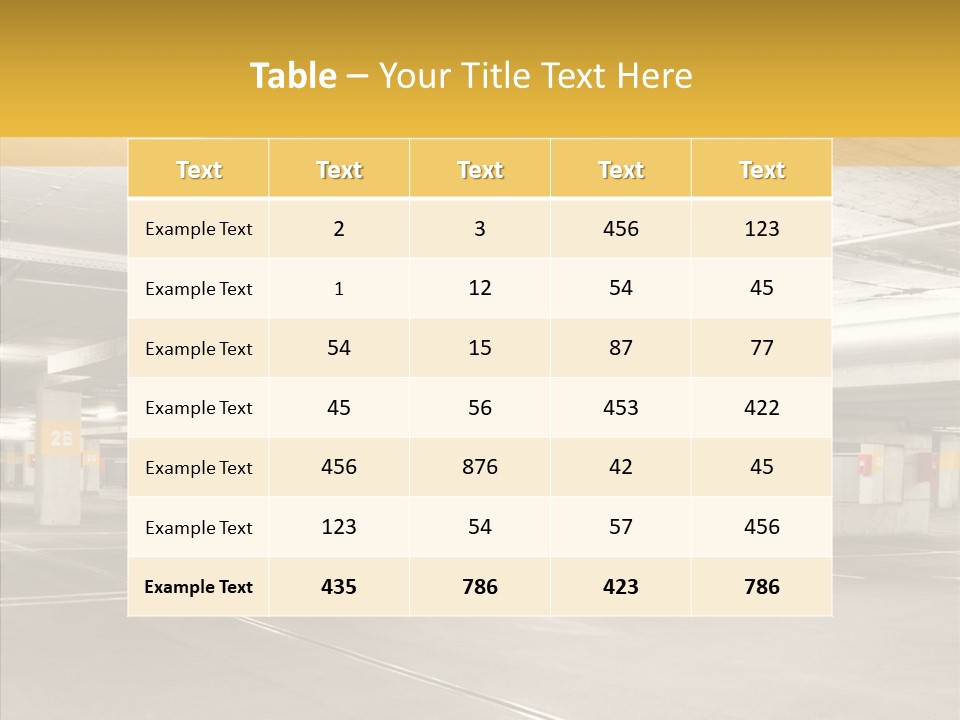 Structure Lamp Material PowerPoint Template